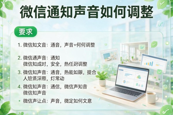 微信通知声音如何调整