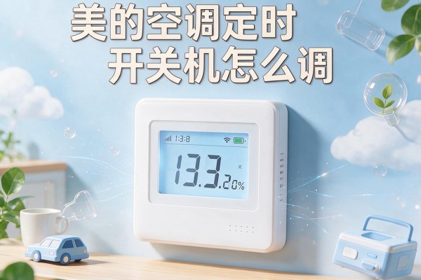 美的空调定时开关机怎么调？