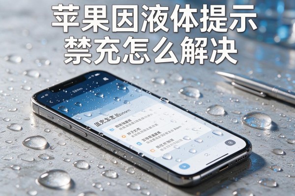 苹果手机因液体提示禁充怎么解决？