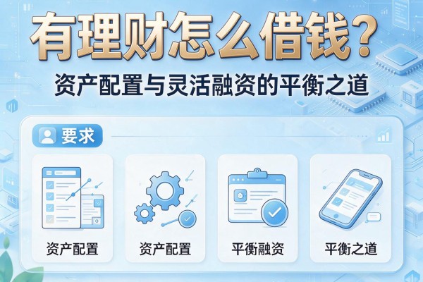 有理财怎么借钱？资产配置与灵活融资的平衡之道