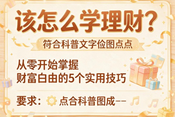 该怎么学理财？从零开始掌握财富自由的5个实用技巧