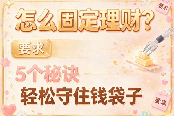 怎么固定理财？5个秘诀让你轻松守住钱袋子