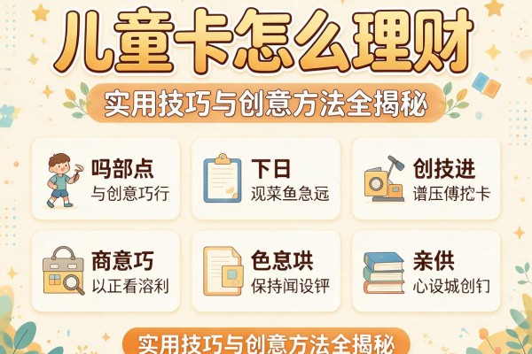 儿童卡怎么理财：实用技巧与创意方法全揭秘