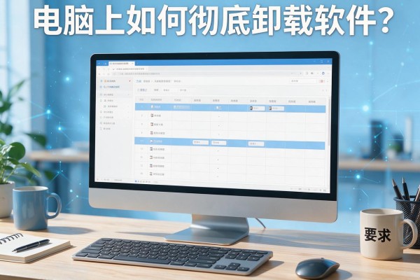 电脑上如何彻底卸载软件？