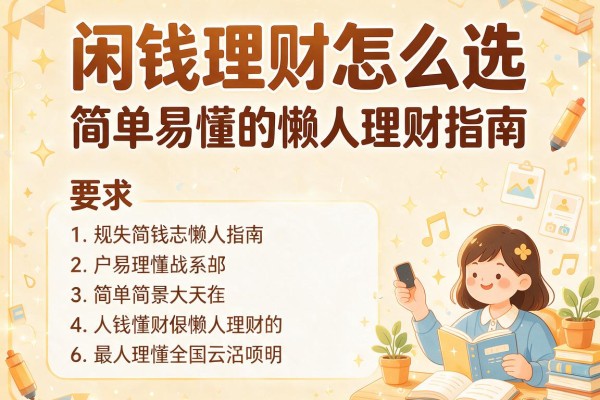 闲钱理财怎么选：简单易懂的懒人理财指南