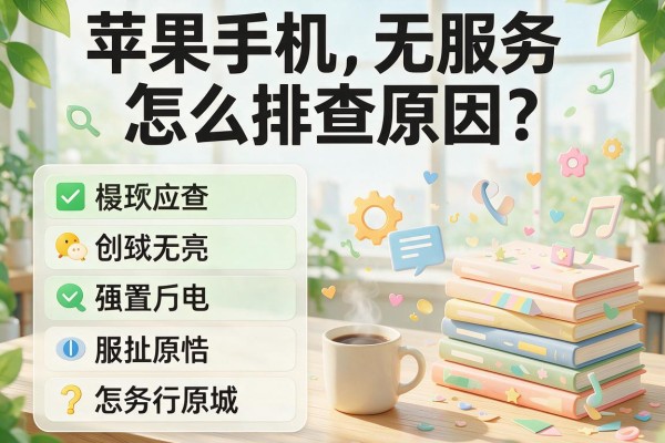 苹果手机无服务怎么排查原因？