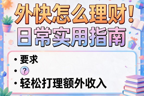 外快怎么理财：日常实用指南，轻松打理额外收入