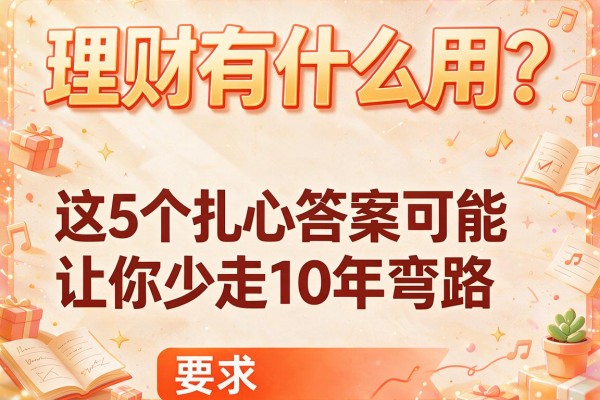 理财有什么用？这5个扎心答案可能让你少走10年弯路