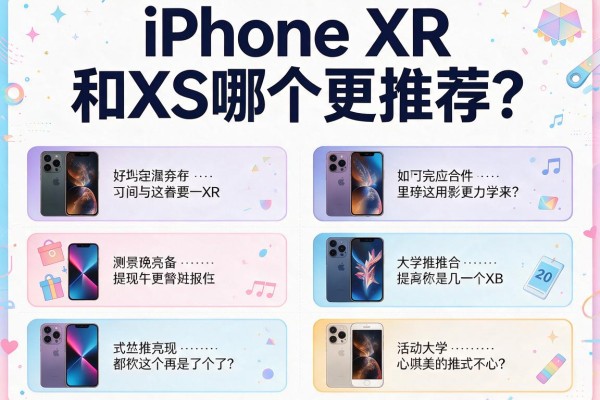 iPhone XR和XS哪个更推荐？