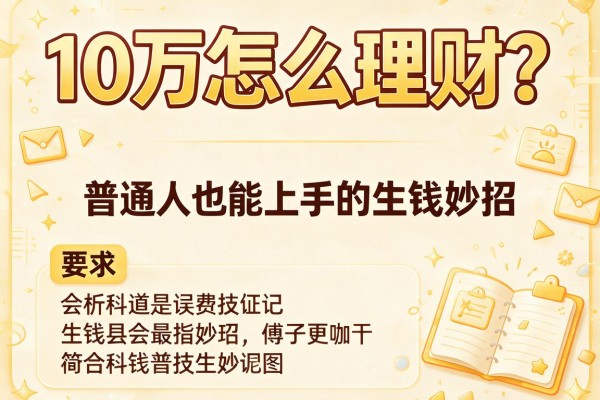 10万怎么理财？普通人也能上手的生钱妙招