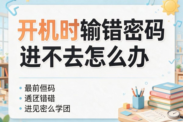 开机时输错密码进不去怎么办？