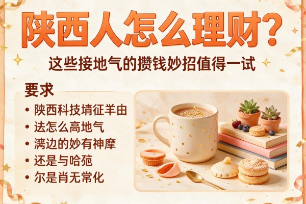 陕西人怎么理财？这些接地气的攒钱妙招值得一试