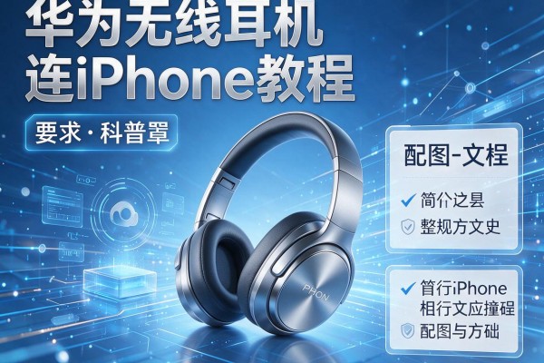 华为无线耳机连iPhone教程