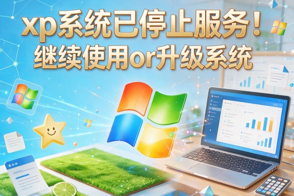 xp系统已停止服务!继续使用or升级系统