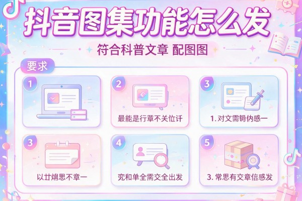 抖音图集功能怎么发？