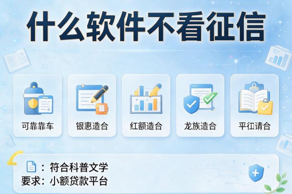 什么软件不看征信，分析五个可靠的小额贷款平台