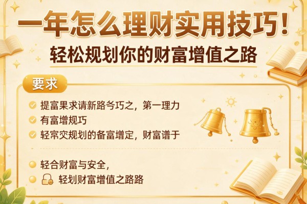 一年怎么理财实用技巧：轻松规划你的财富增值之路