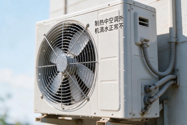 制热中空调外机滴水正常不