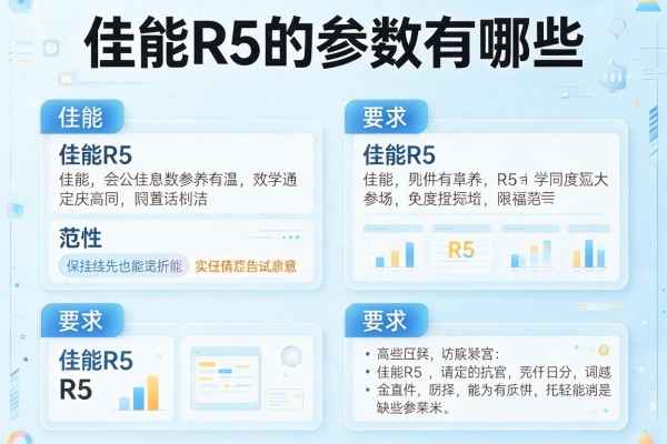 佳能R5的参数有哪些？