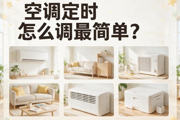 空调定时怎么调最简单？
