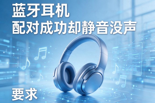 蓝牙耳机配对成功却静音没声