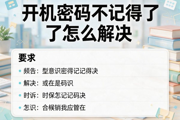 开机密码不记得了怎么解决？