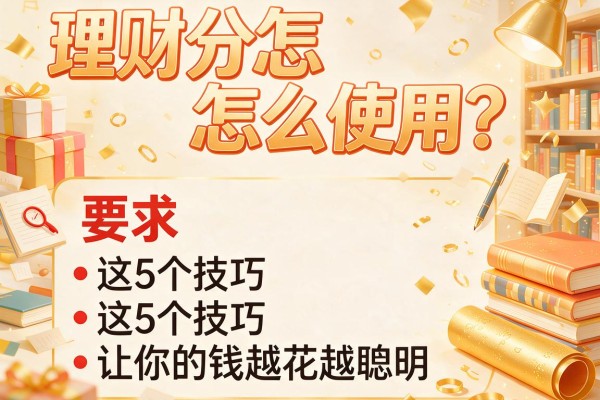 理财分怎么使用？这5个技巧让你的钱越花越聪明