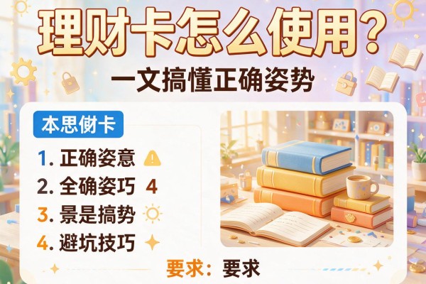 理财卡怎么使用？一文搞懂正确姿势与避坑技巧