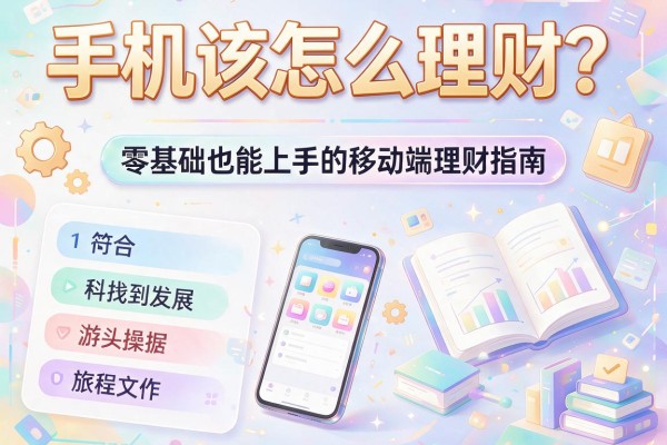 手机该怎么理财？零基础也能上手的移动端理财指南