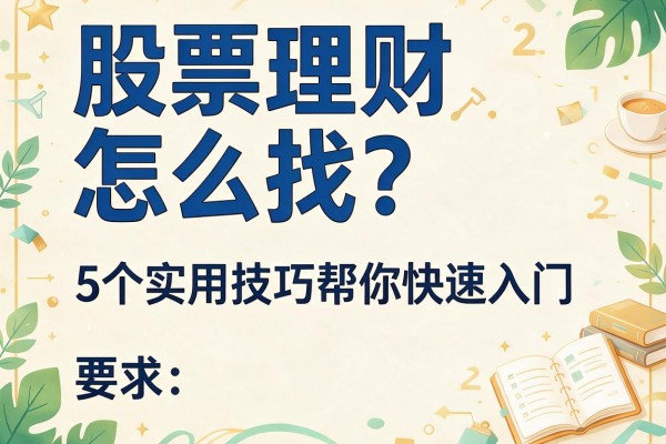 股票理财怎么找？5个实用技巧帮你快速入门