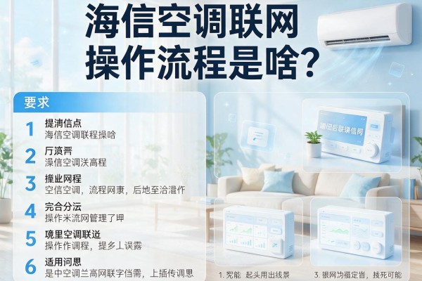 海信空调联网操作流程是啥？
