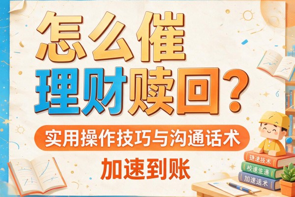 怎么催理财赎回？实用操作技巧与沟通话术加速到账