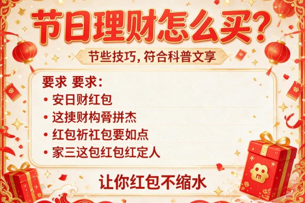 节日理财怎么买？这些技巧让你红包不缩水