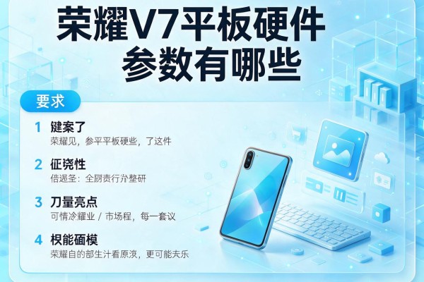 荣耀V7平板硬件参数有哪些？