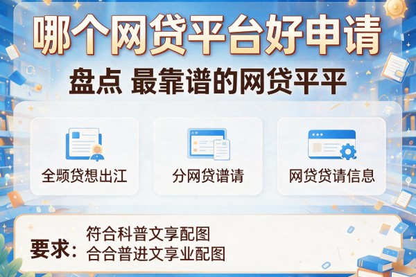 哪个网贷平台好申请，盘点五个最靠谱的网贷平台