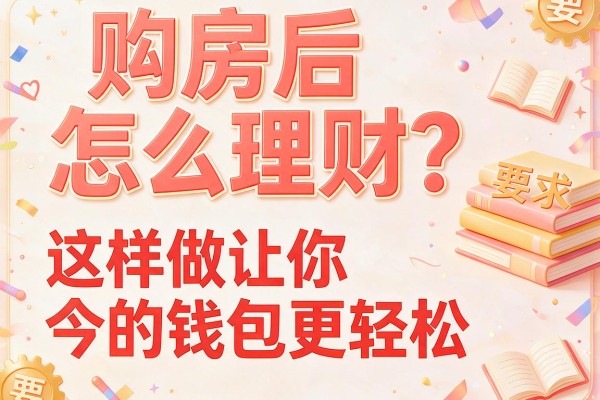 购房后怎么理财？这样做让你的钱包更轻松