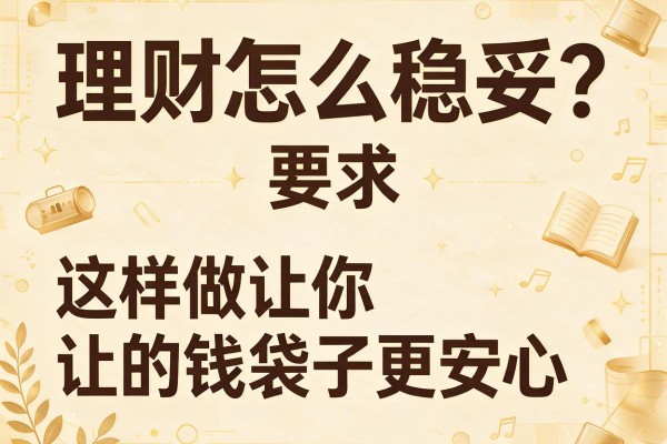 理财怎么稳妥？这样做让你的钱袋子更安心