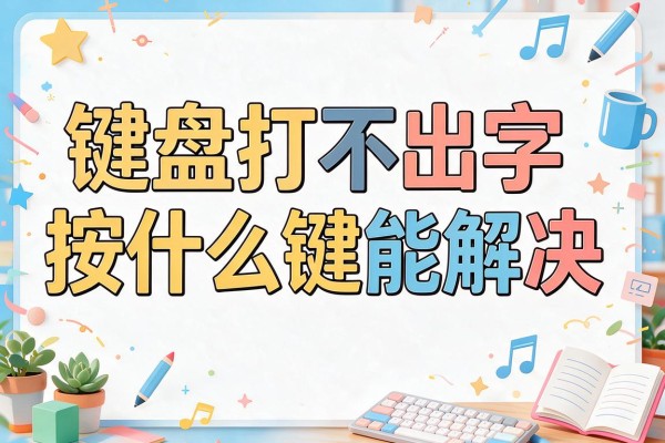 键盘打不出字按什么键能解决