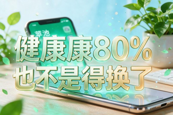 苹果手机电池健康80%是不是得换了