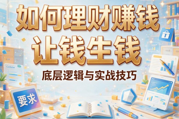 如何理财赚钱：让钱生钱的底层逻辑与实战技巧