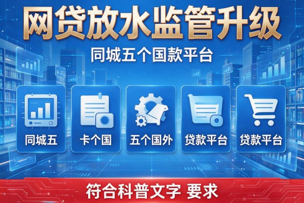 网贷放水监管升级，同城五个国外贷款平台