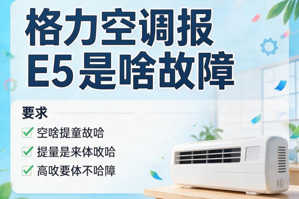 格力空调报E5是啥故障？