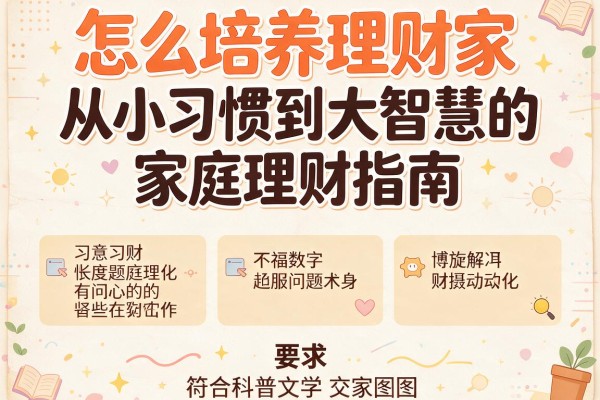 怎么培养理财家：从小习惯到大智慧的家庭理财指南