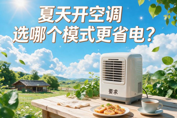 夏天开空调选哪个模式更省电？