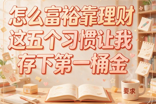 怎么富裕靠理财这五个习惯让我存下第一桶金