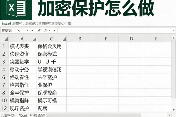Excel表格加密保护怎么做？