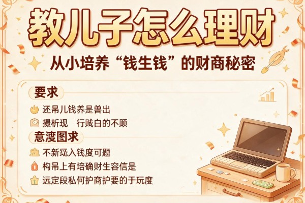 教儿子怎么理财：从小培养“钱生钱”的财商秘密
