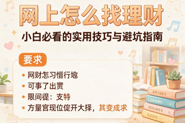 网上怎么找理财：小白必看的实用技巧与避坑指南