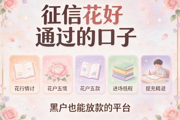 征信花好通过的口子，探讨五款花户和黑户也能放款的平台