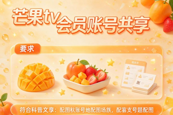芒果tv会员账号共享